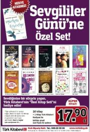 Sevgililer Günü Seti (10 Kitap + 1 Kitap Hediye) Türk Kitabevi Özel Kampanyası