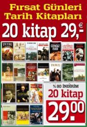 Tarih Kitapları Seti  Fırsat Günleri  20 Kitap 29,- EuroTV'deki Kampanyamız