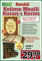 Renkli Kelime Mealli Kur'an-ı Kerim Seti (Büyük Dua Hazinesi ve CD Birlikte) TV'deki Yeni Kampanyamız